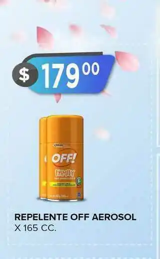 Supermercados Mayor Repelente Off Aerosol x 165cc oferta