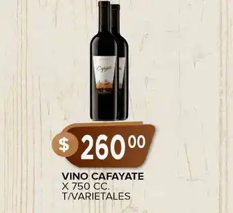 Supermercados Mayor Vino Cafayate x 750cc oferta