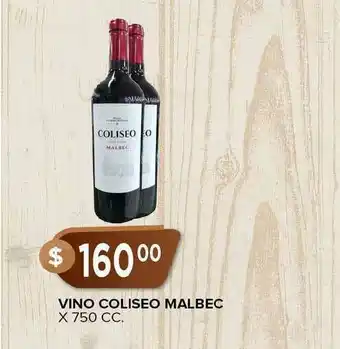Vino Coliseo Malbec x 750cc
