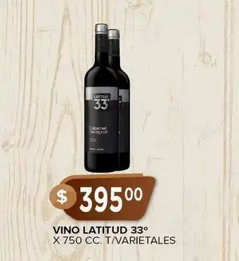 Supermercados Mayor Vino Latitud 33° x 750cc oferta