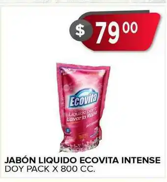 Supermercados Mayor Jabón Liquido Ecovita Intense Doy Pack x 800cc oferta