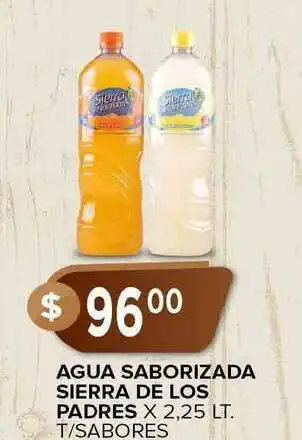 Supermercados Mayor Agua Saborizada Sierra De Los Padres x 2,25lt oferta