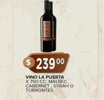 Supermercados Mayor Vino La Puerta x 750cc oferta