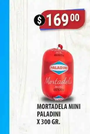 Supermercados Mayor Mortadela Mini Paladini x 300gr oferta