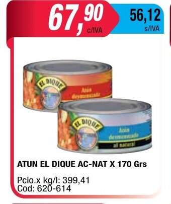 Maxiconsumo El Dique Atun AC-NAT x 170grs oferta
