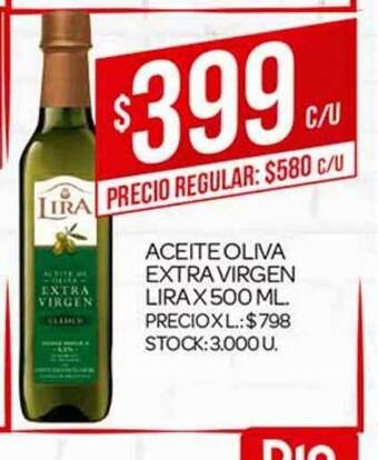Supermercados DIA Aceite Oliva Extra Virgen Lira x 500ml oferta