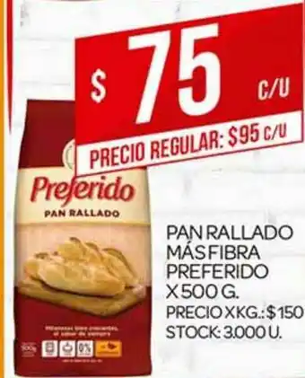 Supermercados DIA Pan Rallado Más Fibra Preferido x 500g oferta