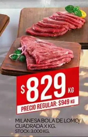Supermercados DIA Milanesa Bola De Omo Cuadrada oferta