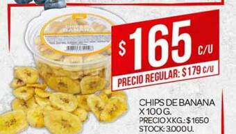 Supermercados DIA Chips De Banana x 100g oferta