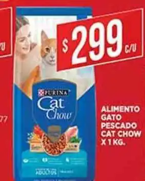 Supermercados DIA Alimento Gato Pescado Cat Chow x 1 kg oferta