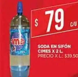 Supermercados DIA Soda En Sifón Cimes x 2 L oferta