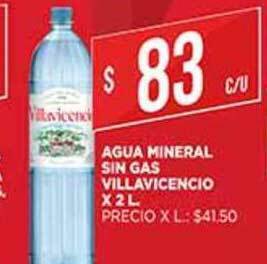 Supermercados DIA Agua Mineral Sin Gas Villavicencio x 2l oferta