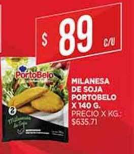 Supermercados DIA Milanesa De Soja Portobelo x 140 g oferta