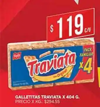 Supermercados DIA Galletitas Traviata x 404 g oferta