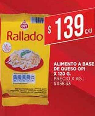Supermercados DIA Alimento A Base De Queso Opi x 120 g oferta