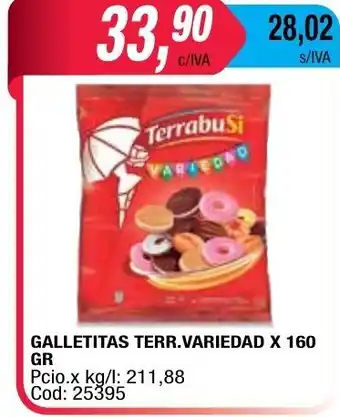 Maxiconsumo Terr. Galletitas Variedad x 160gr oferta
