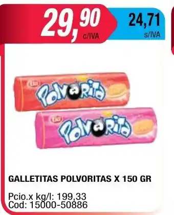 Maxiconsumo Polvoritas Galletitas x 150gr oferta