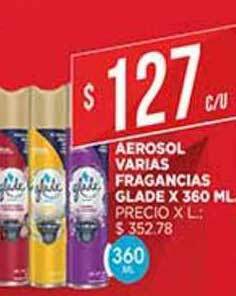Supermercados DIA Aerosol Varias Fragancias Glade x 360 ml oferta