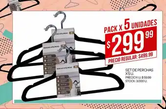 Supermercados DIA Set De Perchas x 5u oferta
