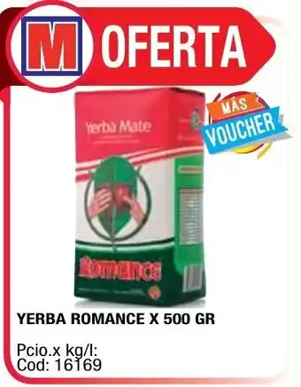 Maxiconsumo Romance Yerba x 500gr oferta