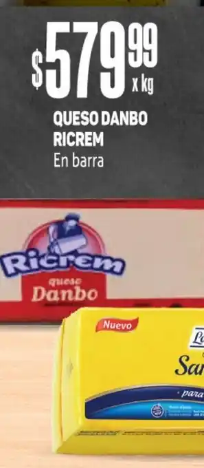Makro Queso Danbo Ricrem En barra oferta