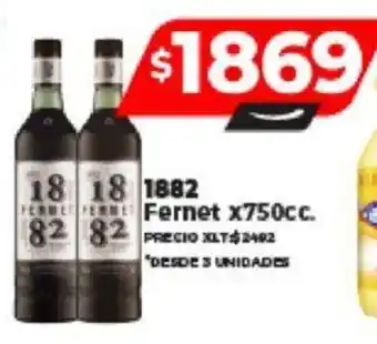 Supermayorista Vital 1882 Fernet x 750cc. oferta