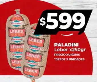 Supermayorista Vital PALADINI Leber x 250gr. oferta