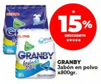 Supermayorista Vital GRANBY Jabón en polvo x 800gr. oferta