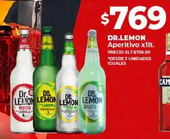 Supermayorista Vital DR. LEMON Aperitivo x 1lt. oferta