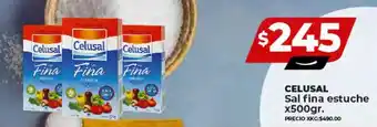 Supermayorista Vital CELUSAL Sal fina estuche x 500gr. oferta