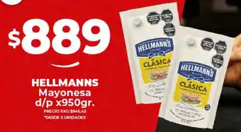 Supermayorista Vital HELLMANN'S Mayonesa d/p x 950gr. oferta