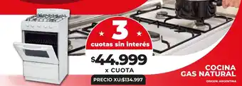 Supermayorista Vital COCINA GAS NATURAL oferta