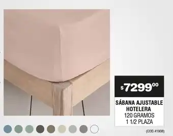 Atomo Conviene SÁBANA AJUSTABLE HOTELERA 120 GRAMOS 1½ PLAZA oferta