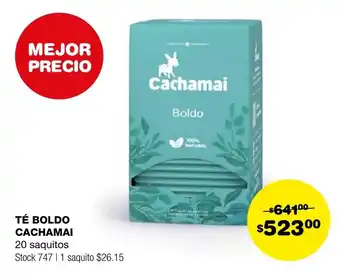 Atomo Conviene TÉ BOLDO CACHAMAI 20 saquitos oferta