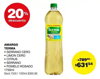Atomo Conviene AMARGO TERMA 1750ml oferta