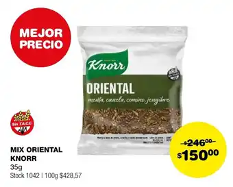 Atomo Conviene MIX ORIENTAL KNORR 35g oferta