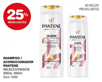 Atomo Conviene SHAMPOO / ACONDICIONADOR PANTENE SELECCIONADOS 200ml, 400ml oferta