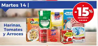 Supermayorista Vital Harinas Tomates y Arroces oferta