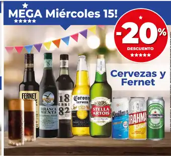Supermayorista Vital Cervezas y Fernet oferta