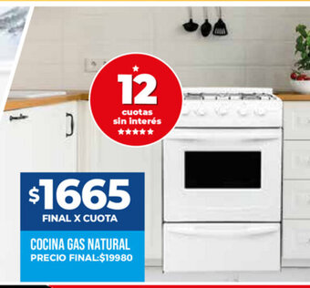 Supermayorista Vital Cocina Gas Natural oferta