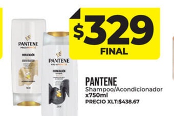 Supermayorista Vital Pantene Shampoo/Acondicionador x 750ml oferta