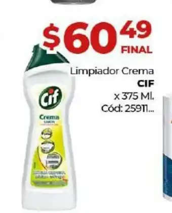 Diarco Cif Limpiador Crema x375 ml oferta