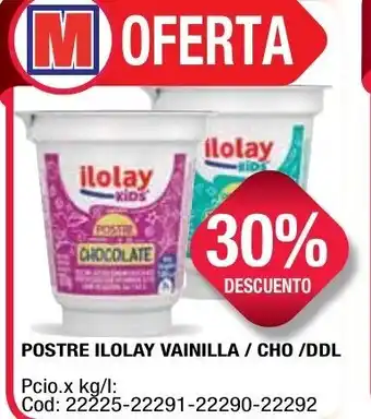 Ilolay Postre Vainilla/Cho/DDL