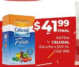 Diarco Celusal Sal Fina Estuche x 500gr oferta