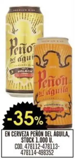 Coto EN CERVEZA PEÑÓN DEL ÁGUILA oferta
