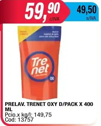Maxiconsumo Trenet Prelav Oxy D/Pack x 400ml oferta