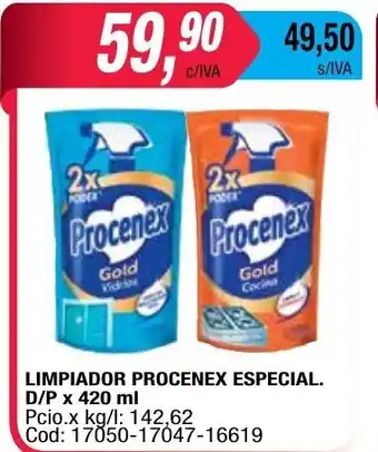 Maxiconsumo Procenex Limpiador Especial D/P x 420ml oferta