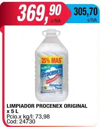 Maxiconsumo Procenex Limpiador Original x 5l oferta