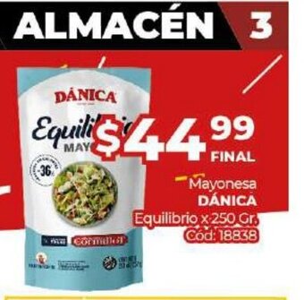 Diarco Danica Mayonesa Equilibrio x 250 gr oferta