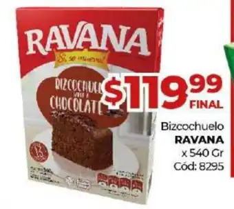 Diarco Ravana Bizcochuelo x 540gr oferta